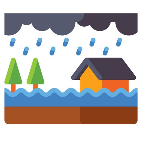 Flash Flood Generic Flat Icon