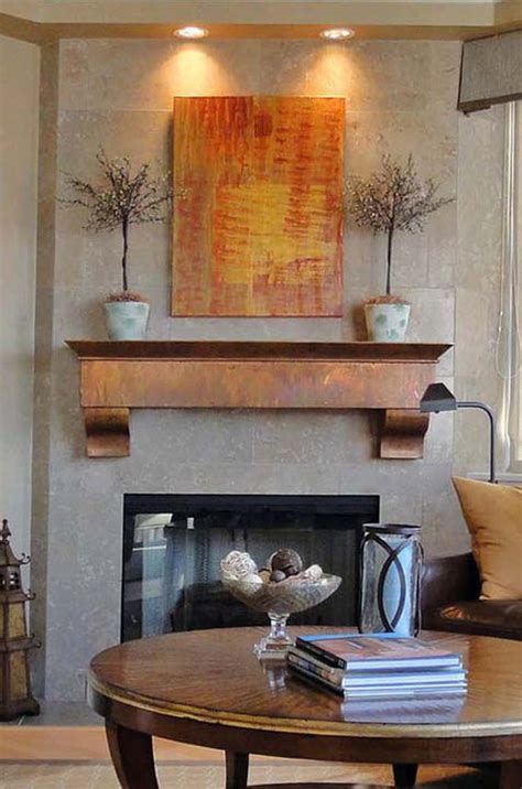Our Copper Finishes Are One Of A Kind Perry Luxe Fireplace Mantle