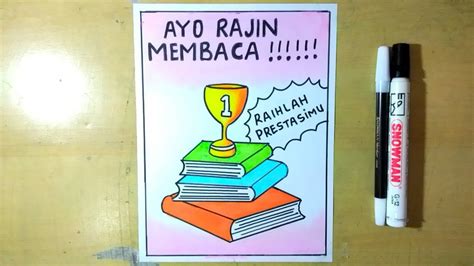 Menggambar Contoh Poster Pendidikan Yang Mudah Digambar Dan Menarik Riset