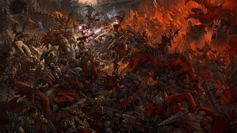 Fond Décran Guerre Bataille Formation Warhammer Capture Décran