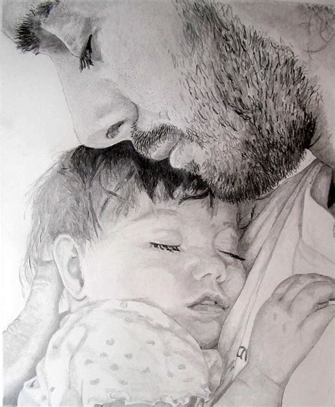 Father And Daughter Drawing At Explore Collection