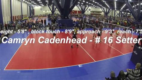 Camryn can?t wait to go pick her naughty son up from prison where she is to met him and his parole officer. Camryn Cadenhead - Setter - # 16 - 2015 Cross Court ...