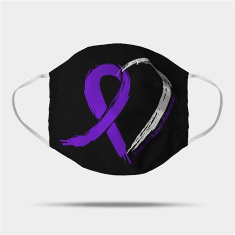 Domestic Violence Awareness Heart Ribbon Domestic Violence Mask