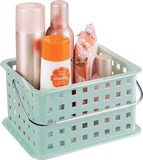 Idesign Basic Storage Basket Small Plastic Bath Basket For Shower And