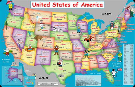 Usa Map With All Cities United States Map