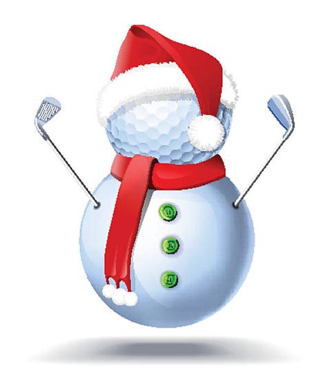 Christmas Golf Illustrations Royalty Free Vector Graphics And Clip Art