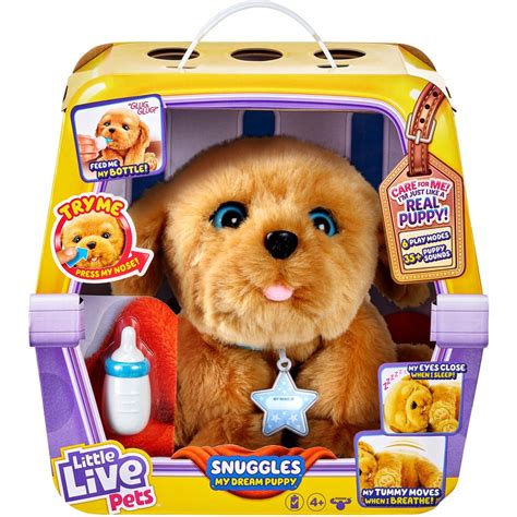 Little Live Pets My Dream Puppy Snuggles Toyworld Mackay Toys
