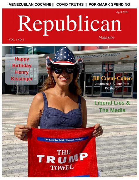 Republican Magazine Premiere Issue Features Journalist And Author Jill