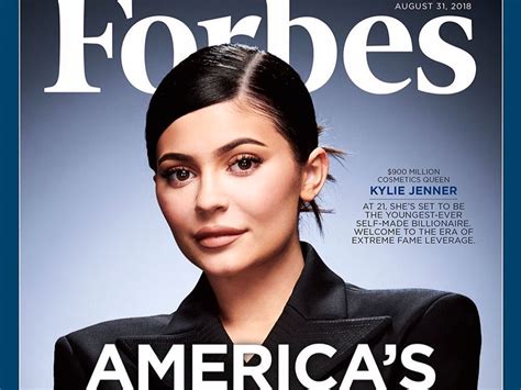 Kylie Jenner Lands Forbes Magazine Cover For Richest Self Made Women