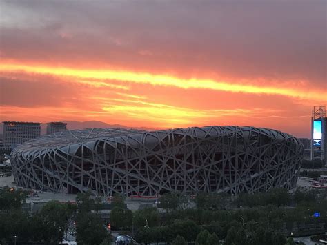 Early Summer Sunset In Beijing Cgtn