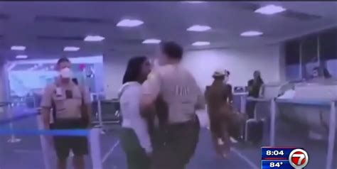 Miami Dade Officer Seen On Video Striking Woman At Mia To Be Terminated Wsvn 7news Miami