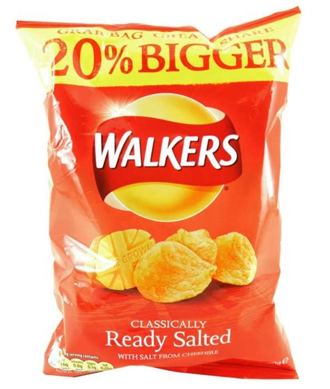 Walkers Grab Bag Ready Salted Crisps 60g Approved Food