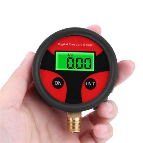 It can measure from 0 to 200 psi with a one percent accuracy variance. 1Pcs 0 200PSI LCD Digital Tire Pressure Gauge Manometer ...