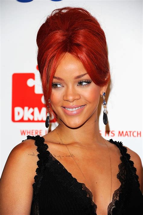46 Fierce Ways To Wear Red Hair Rihanna Hairstyles Hair Color Trends