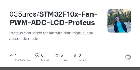 GitHub 035uros STM32F10x Fan PWM ADC LCD Proteus Proteus Simulation