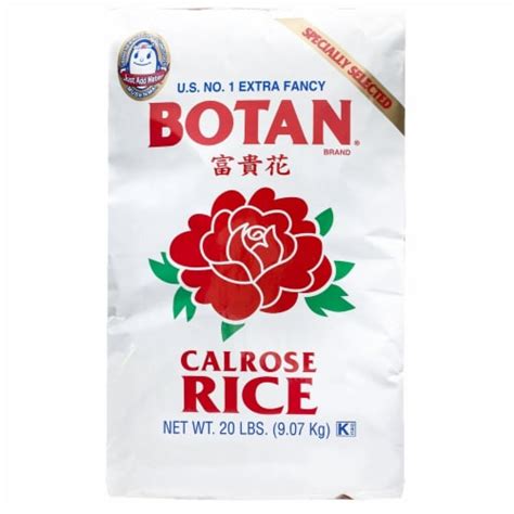 Botan Calrose Rice 20 Lb Kroger