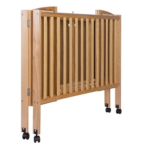 dream on me folding full size crib in natural cymax business