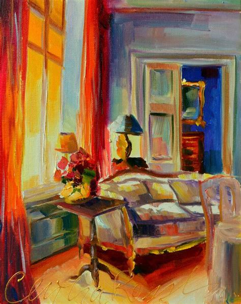 French Window ~ Sold Painting By Cecilia Rosslee Saatchi Art