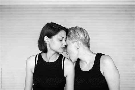 Lesbian Couple By Stocksy Contributor Alexey Kuzma Stocksy