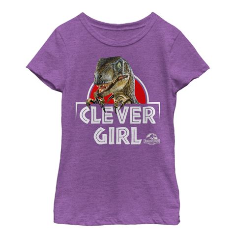 Jurassic Park Girls Clever Girl Raptor T Shirt