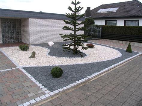 Unser kiese und splitte sortiment. Vorgartengestaltung mit Splitt und Granit | Vorgarten ...