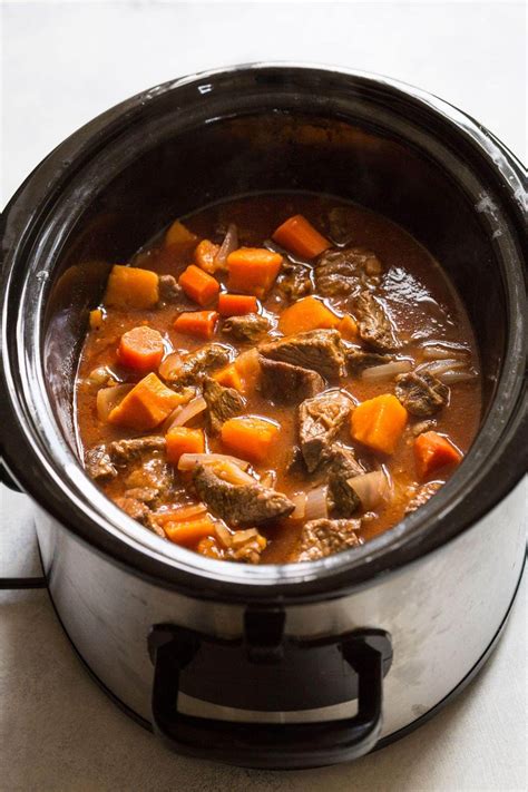 Slow cooker beef stew