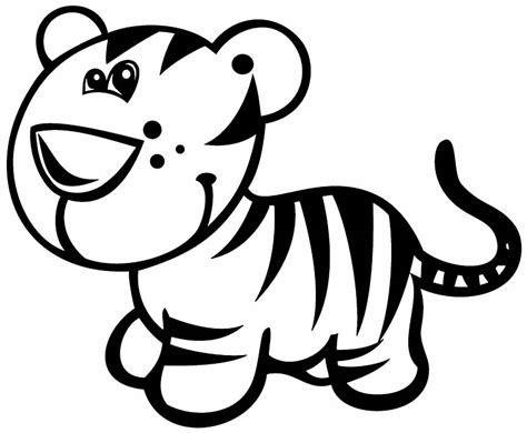 30 Desenhos De Tigre Para Colorir Pop Lembrancinhas