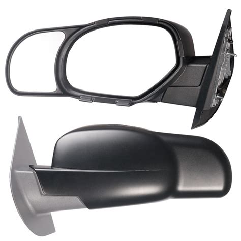 k source 80900 snap and zap exterior towing mirrors for chevy cadillac gmc