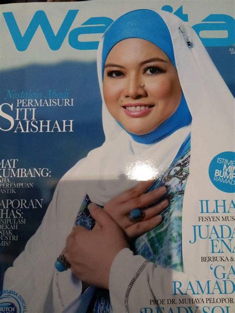 Permaisuri siti aishah (lahir siti aishah abdul rahman; Gambar terkini Permaisuri Siti Aishah hiasi majalah Nona ...