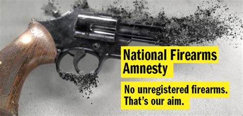 National Firearms Amnesty Australian Capital Territory Policing