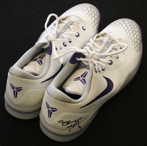 Lot Detail 2012 13 Kobe Bryant Game Worn And Signed Nike Basketball