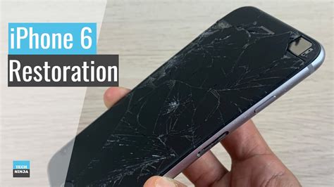 IPhone 6 Restoration Restoring Destroyed Phone Rebuild Broken Phone