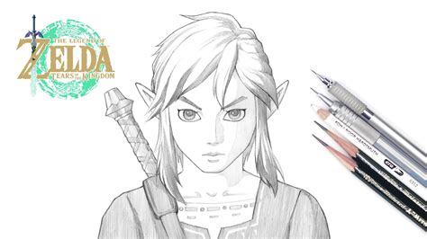 game drawing how to draw link the legend of zelda tears of the kingdom youtube