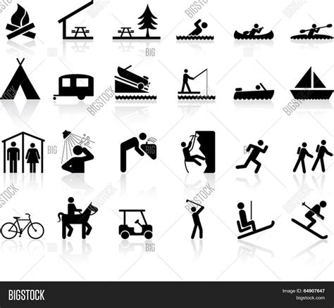 Camp Recreation Icon Vector And Photo Free Trial Bigstock