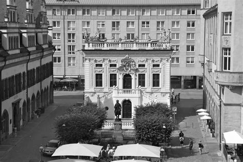 Media in category alte börse leipzig. Leipzig Schwarz Weiß Bilder: Alte Börse Leipzig