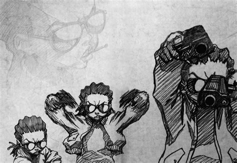 We at our hdwallpaper.wiki here to help you with the multi collections of wallpapers and backgrounds free of cost. The Boondocks Wallpaper - Riley Freeman BnW by Razpootin ...