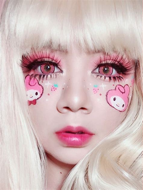 My Melody Makeup Face Art Makeup Kawaii Makeup