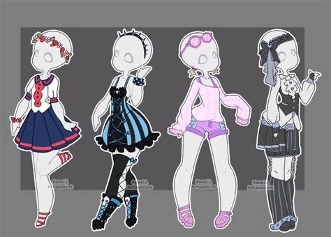 Clothes Drawings Anime Outfits Drawing Anime Clothes