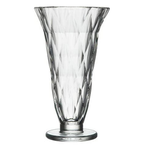 Boisson froide dété coupe de glace boule de glace coupe. Coupe à glace haute 38cl en verre pressé - Lot de 6 ...