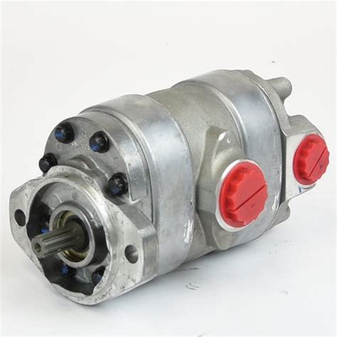 Pump Hydraulic Double Gear Fits Case 1835b 1845 1845s 1845b D71203
