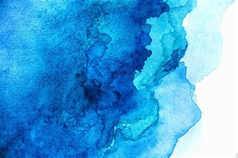 Blank Abstract Light Blue Watercolor Background Stock Photo