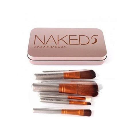 Jual Naked 5 Set 7 Makeup Brush Set Kaleng Kuas Make Up Isi Tujuh Alat Kosm Kab Sidoarjo Ud