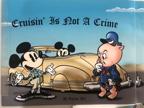 Cruisin Is Not A Crime Print Al Varela Art