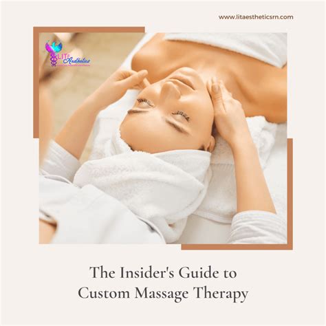 Insiders Guide To Custom Massage Therapy Medspa Cypress Tx