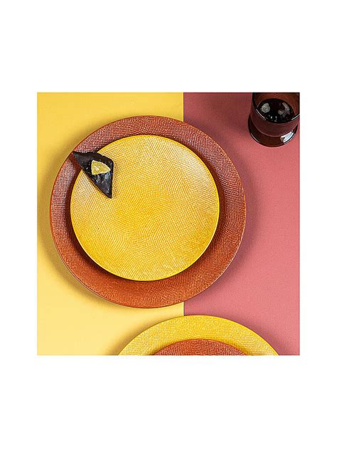 TABLE PASSION Frühstücksteller 21cm VESUVIO Safran gelb