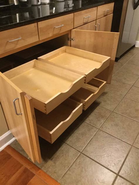 Roll Out Drawers For Kitchen Cabinets Amazon Com Smart Design 1 Tier
