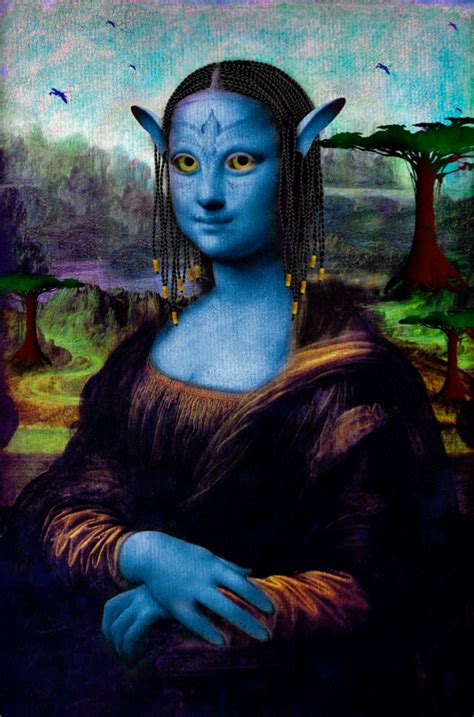 Contemporary Mona Lisa Avatar Behance