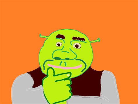 Shrek Portrait By Bigpuffdaddy On Deviantart