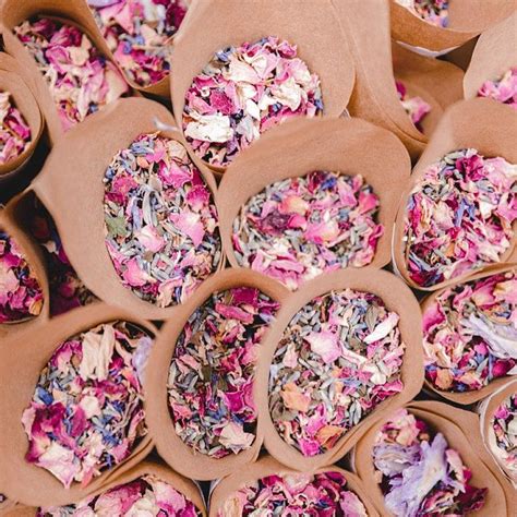 Wedding Confetti Mixed Colors 100 150 Guests Wedding Toss Etsy