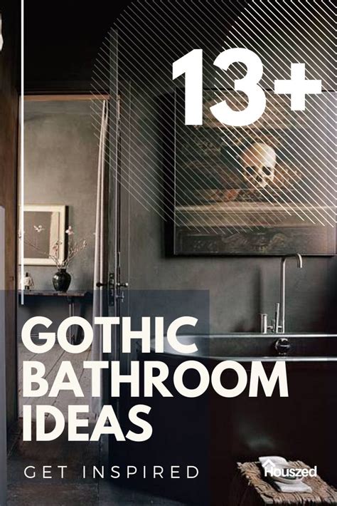 13 Beautiful Gothic Bathroom Ideas In 2021 Houszed